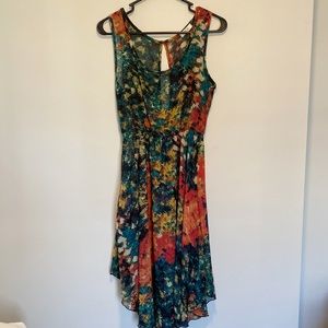 Poetry Colorful Boho Dress Size Small